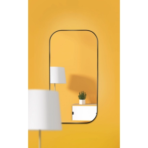 Lustro w ramie czarnej MDF SLIM - GERDA- kolor ramy do wyboru